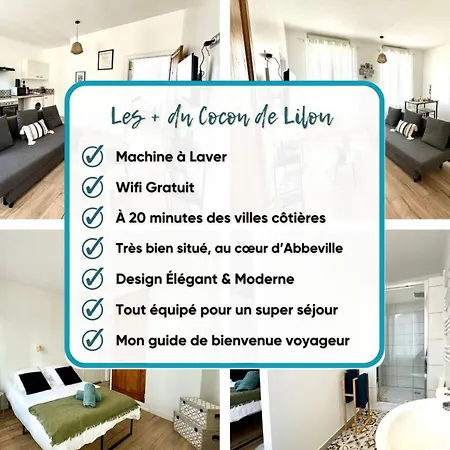 Le Cocon De Lilou -moderne-wifi- 5min Du Centre Abbeville